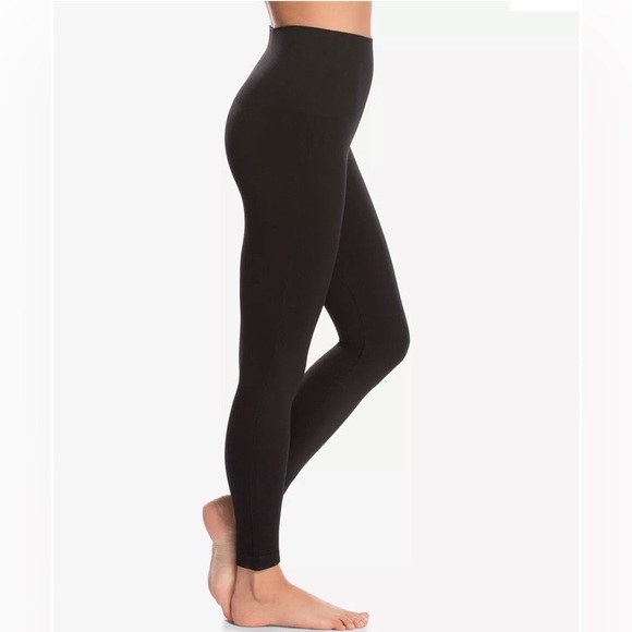 SPANX Look at Me Now High-Waisted Seamless Leggings Black Size M - Picture 3 of 8
